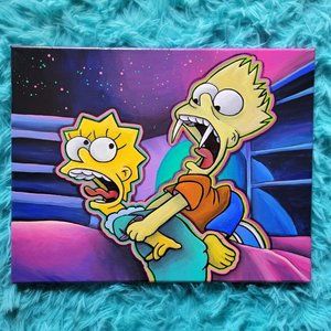Treehouse of Horror painting -- SIMPSONS ART